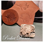 Butterfly Fish Skeletons Brass Stamp: Leather & Wood Emboss (3cm*2.7cm)