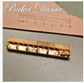 Brass Ruler Stamp Tool: Leather & Wood Embossing (1x6cm)