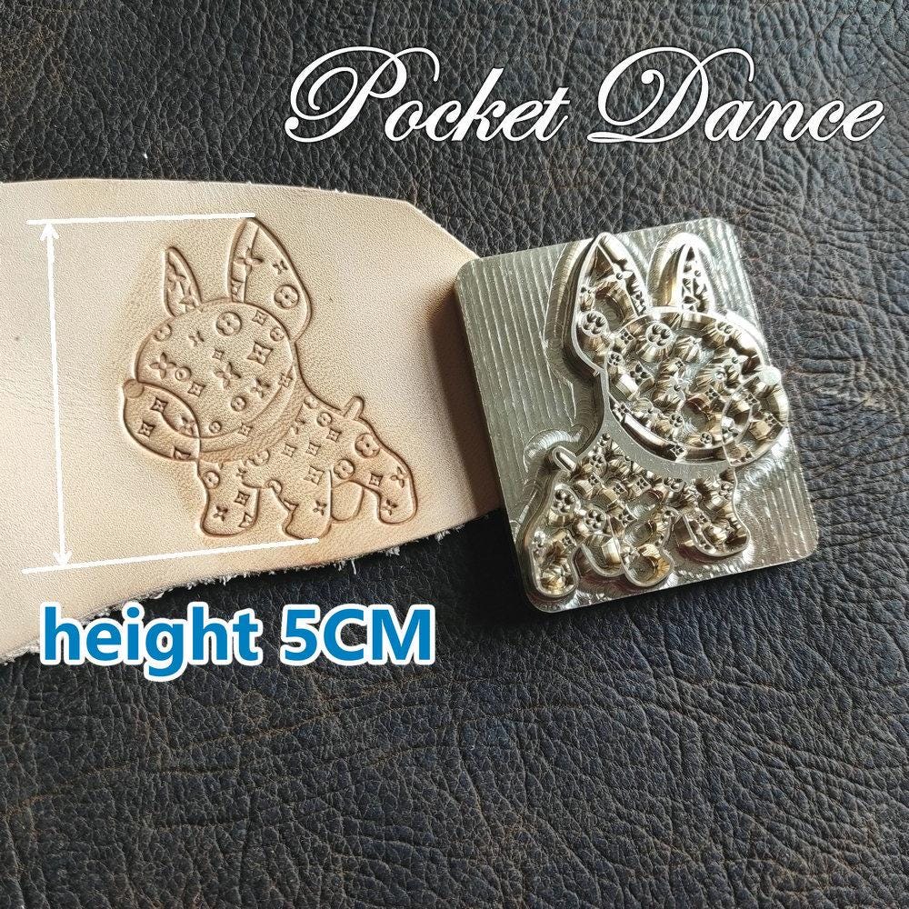 Dog Brass Stamp Tool for Leather and Wood Embossing