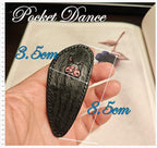 Handmade Leather Ladybug and Hummingbird Hair Clip: Black Red Hairclip Barrette, Daughter Gift