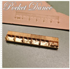 Brass Ruler Stamp Tool for Leather & Wood Embossing (1x6cm)