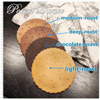 Handmade Leather Cookie Coaster Set, Unique Coffee Lover Gift