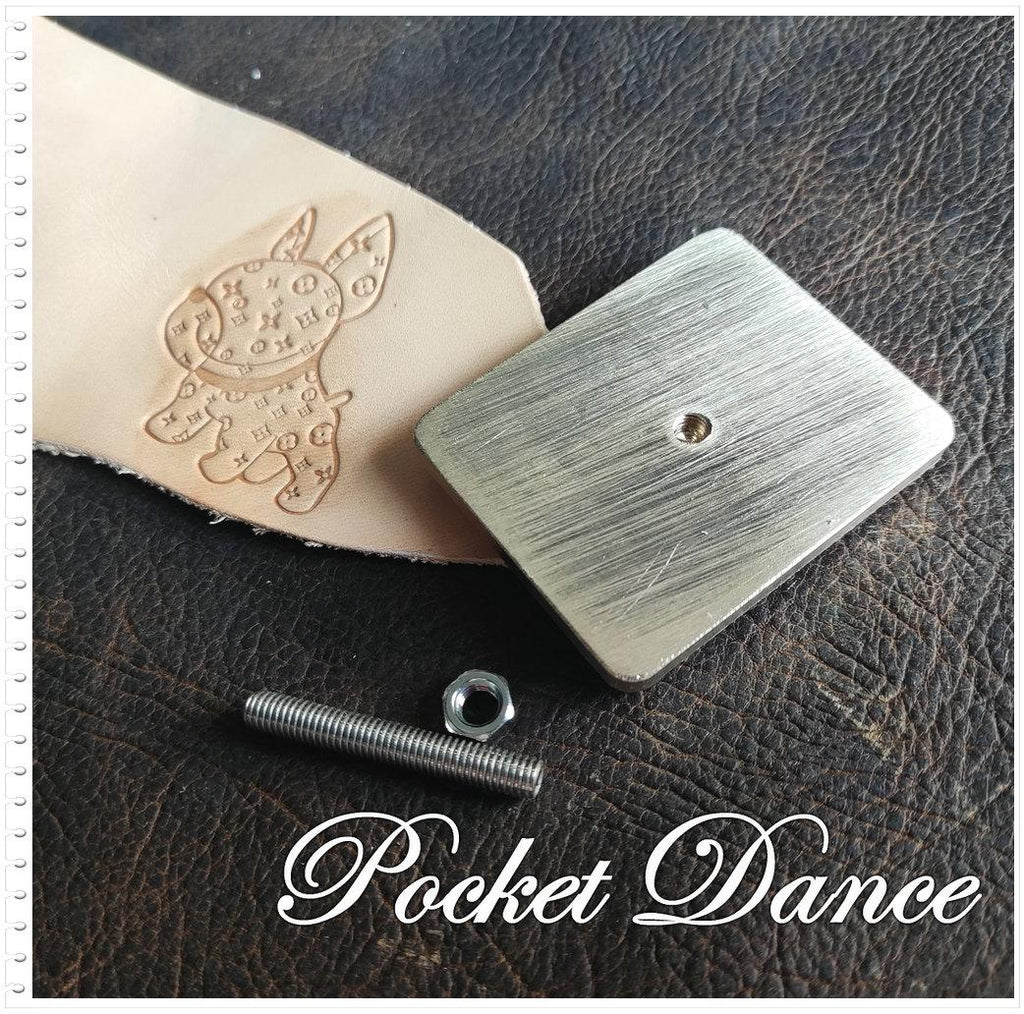Dog Brass Stamp Tool: Leather & Wood Embossing Die (5cm)