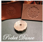 Skull Symbol Brass Stamp: Leather & Wood Emboss 3cm