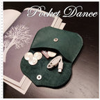 Handmade Green Leather Coin Purse: Embossed Whale Design