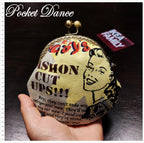 Handmade Kiss Clip Frame Coin Purse, Small Pouch For Your Cash Coins Card Ticket