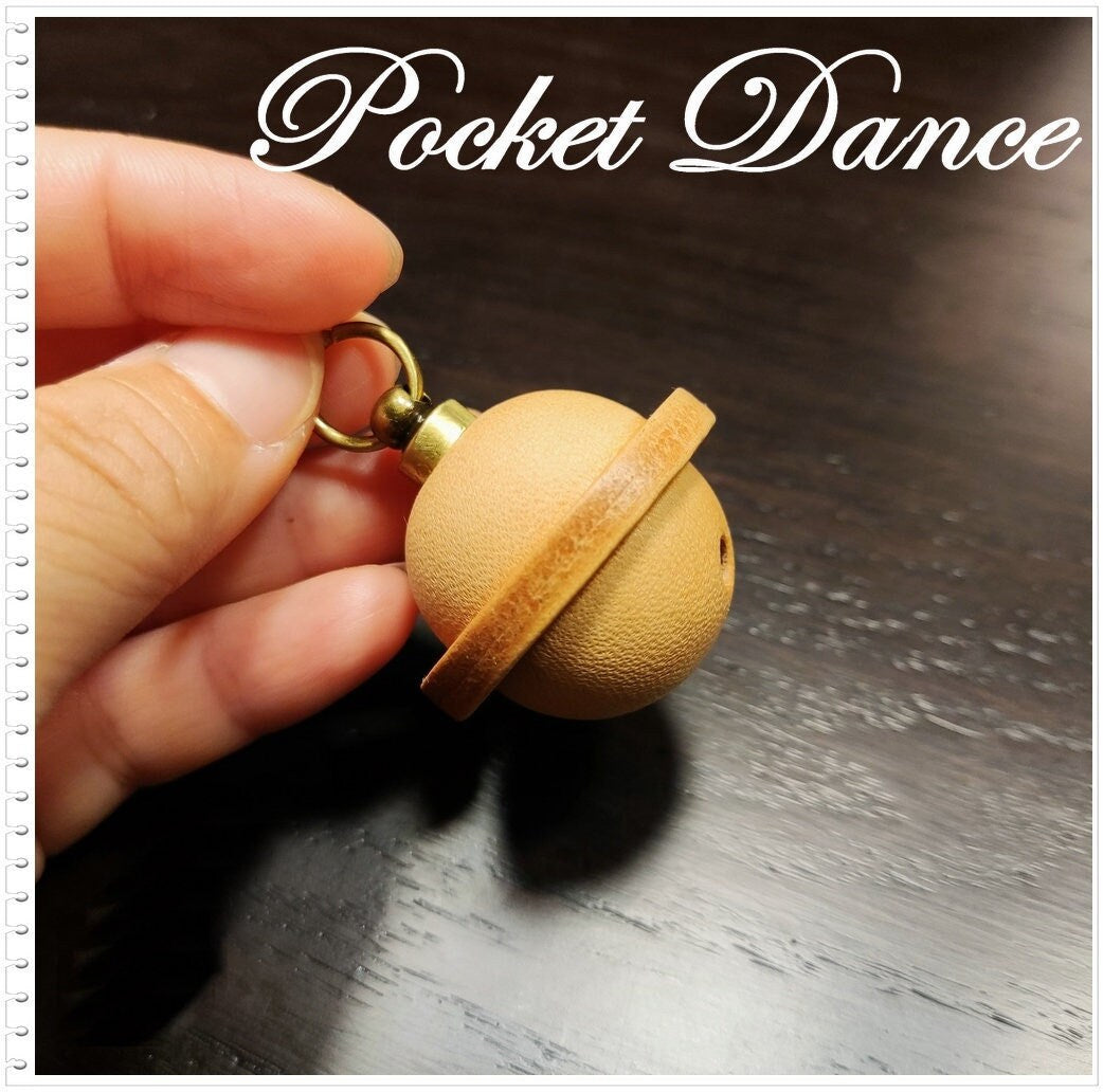 Handmade Genuine Leather Pet Bell: Dog Cat Collar Charm