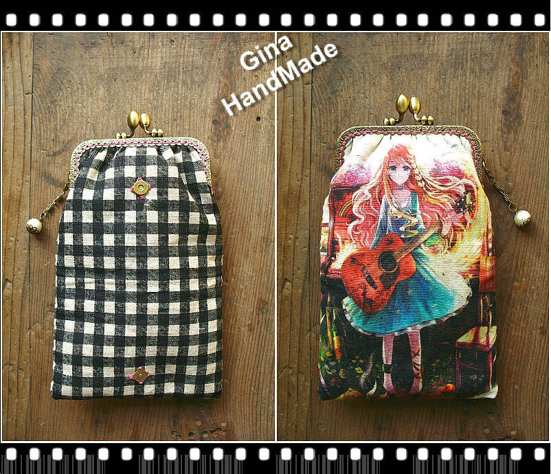 Guitar Girl Coin Purse