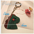 Leather Dinosaur Keychains Keyring Bag charms Gifts