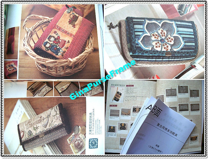 Clutch Wallet Tutorial Book: 38 Patchwork Designs with Patterns