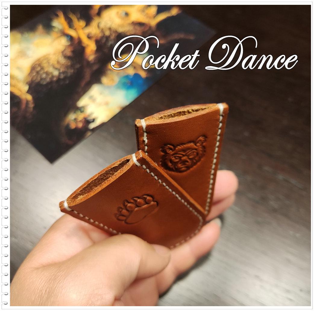 Bear & Paw Leather Scissor Sheath: Crafter Gift