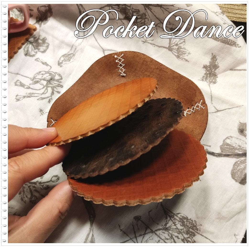 Leather Waffle Coasters Set: Unique Coffee Lover Gift