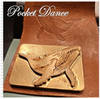 Big Whale Brass Stamp: Leather & Wood Emboss, Branding Logo and Hot Foil Iron Seal