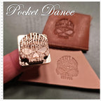 Harley Skull Symbol Brass Stamp: Leather & Wood Emboss 2cm