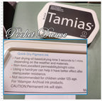 Dancing Bear Rubber Stamp Set, Planner Scrapbook Supply