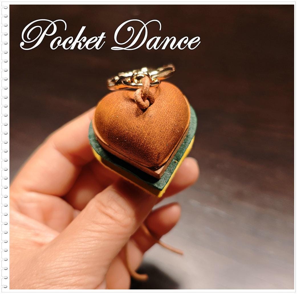 Leather Hamburger keychain, Cheeseburger bag charm, food gifts