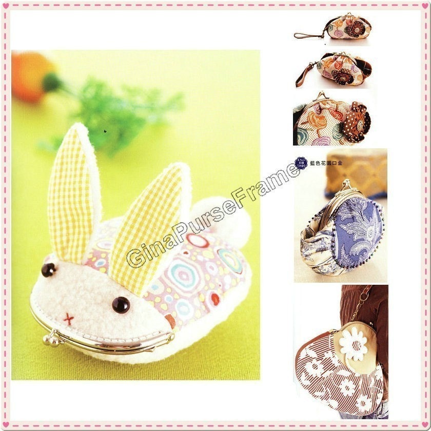 Tutorial Book  (Kelly's private metal frame purse) for purse making