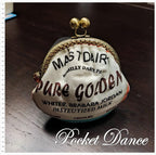 Handmade Kiss Clip Frame Coin Purse, Small Pouch For Your Cash Coins Card Ticket