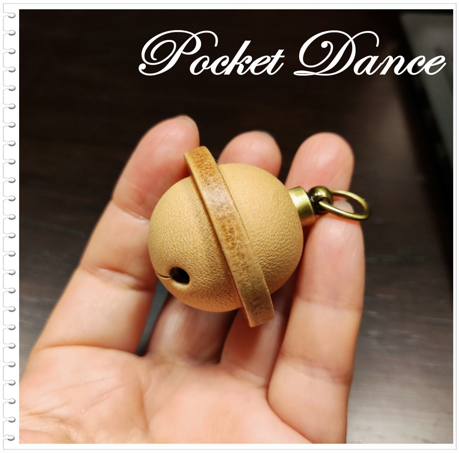Handmade Genuine Leather Pet Bell: Dog Cat Collar Charm