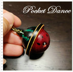 Handmade Leather Watermelon Pet Bell: Dog Cat Collar Charm