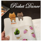 Handmade Leather Cat Bookmark, Corner Page Keeper