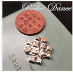Luxury Fashion Symbol Brass Stamp: Leather & Wood Emboss (3cm*3.4cm)