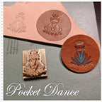 Frog King Brass Stamp: Leather & Wood Emboss, Branding Logo and Hot Foil Iron Seal