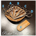 Cat Leather Scissor Sheath: Handmade Thread Cutter Protector