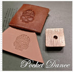 Harley Skull Symbol Brass Stamp: Leather & Wood Emboss 2cm