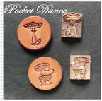 Mushroom Brass Stamp: Leather & Wood Embossing Tool (2.5cm*3cm)