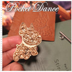 Dog Brass Stamp Tool for Leather and Wood Embossing