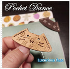 Handmade Leather Cat Corner Bookmark: Gift for Booklovers