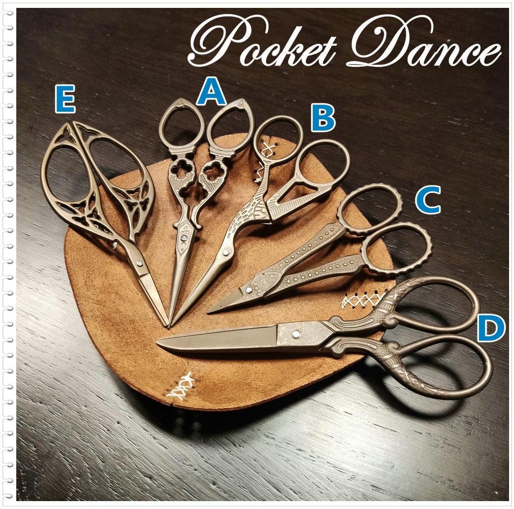 Ladybug Leather Scissor Sheath: Handmade Snips Protector