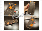 Handmade Leather Bear Coin Purse: Kids Pencil Case, Small Wallet