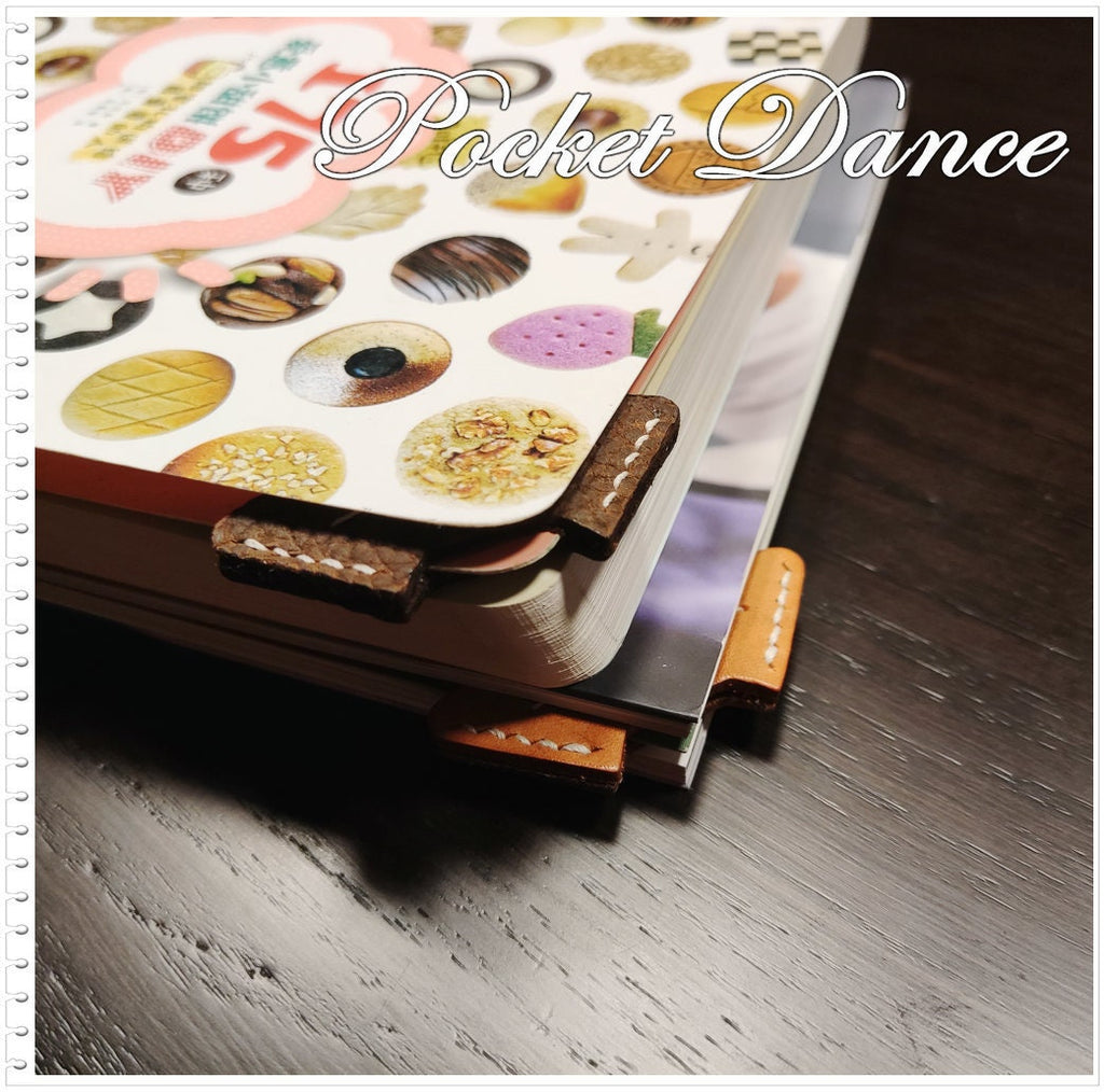Handmade Leather Cat Corner Bookmark: Gift for Book Lovers