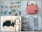 Tutorial Book (Variety of frame purse)  35themes metal frame purses With 1:1scale  patterns
