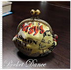 Handmade Kiss Clip Frame Coin Purse, Small Pouch For Your Cash Coins Card Ticket