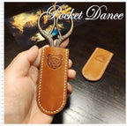Bear & Paw Leather Scissor Sheath: Crafter Gift