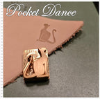 Cat Brass Stamp Tool: Leather & Wood Embossing Die (1.5x2cm)