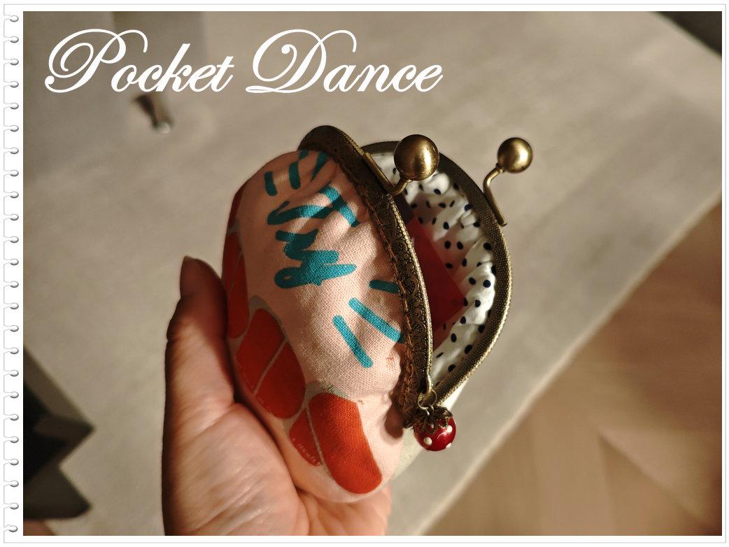 Handmade Pink Kisslock Coin Purse & Pouch, Small Bag for Cash Coin Card Ticket Organizer, Unique gift for her