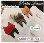 Cute Leather Cat Bookmark, Corner Page Keeper
