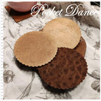 Leather Waffle Coasters Set: Unique Coffee Lover Gift