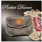 Handmade Gray Leather Coin Purse: Panda Card Wallet