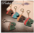 Leather Dinosaur Keychains Keyring Bag charms Gifts