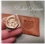 Bear and Gorilla Brass Stamp for Leather and Wood Crafts