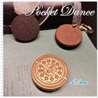Cookie Brass Stamp: Leather & Wood Embossing Tool (4.5cm