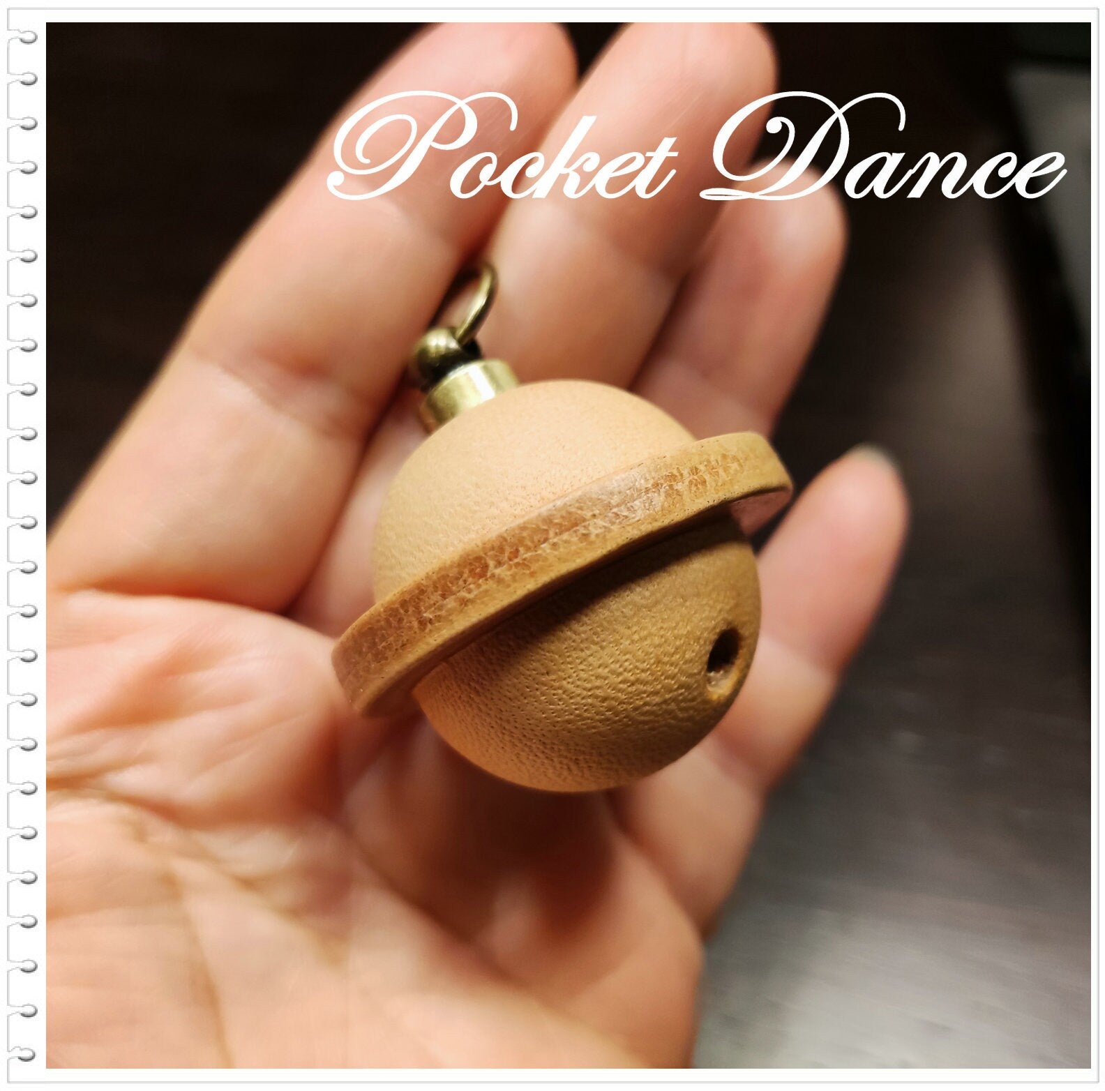 Handmade Genuine Leather Pet Bell: Dog Cat Collar Charm