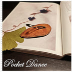 Handmade Leather Ladybug and Hummingbird Hair Clip: Black Red Hairclip Barrette, Daughter Gift