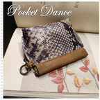 Green Leather Squeeze Coin Purse: Handmade Flex Frame Change Pouch