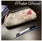 Handmade red dots girl Coin purse, pencil pouch, metal frame wallet clutch, zipper handmade purse bag by fabrics